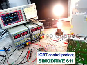 SIMODRIVE611 IGBT control protect via lamp